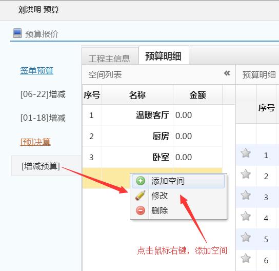 增減預算,新增空間